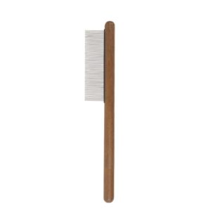 Cat Dog Solid Wood Comb For Removing Floating Hair Pet Cleaning Grooming Flea Comb(B) (OEM)