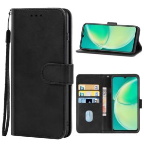 Leather Phone Case For Huawei nova Y60(Black) (OEM)