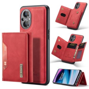 For OnePlus Nord N20 5G DG.MING M2 Series 3-Fold Multi Card Bag Phone Case(Red) (DG.MING) (OEM)