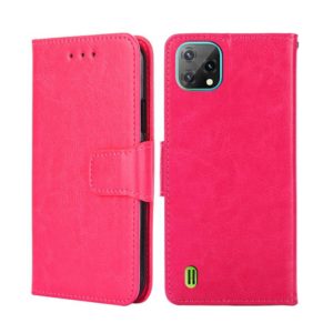 For Blackview A55 Crystal Texture Leather Phone Case(Rose Red) (OEM)