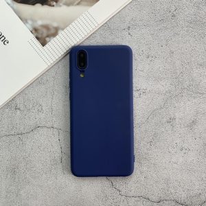 For Huawei P20 Shockproof Frosted TPU Protective Case(Dark Blue) (OEM)