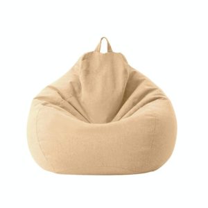 Lazy Sofa Bean Bag Chair Fabric Cover, Size: 70x80cm(Khaki) (OEM)