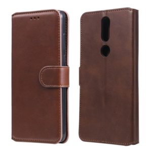 For Nokia 2.4 Classic Calf Texture PU + TPU Horizontal Flip Leather Case, with Holder & Card Slots & Wallet(Brown) (OEM)