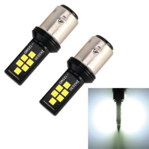2 PCS 1157 DC9-16V / 3.5W Car Auto Brake Lights 12LEDs SMD-ZH3030 Lamps, with Constant Current(White Light) (OEM)