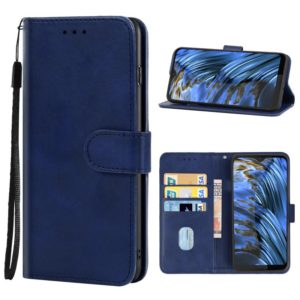 Leather Phone Case For Leangoo M12(Blue) (OEM)