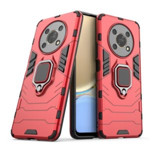 For Honor X30 5G Shockproof PC + TPU Phone Case with Magnetic Ring Holder(Red) (OEM)