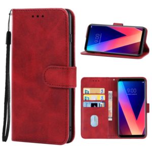 Leather Phone Case For LG V30+(Red) (OEM)