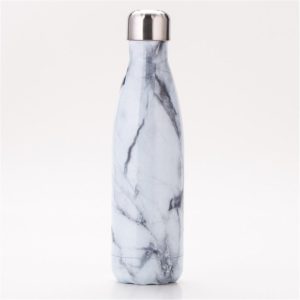 Thermal Cup Vacuum Flask Heat Water Bottle Portable Stainless Steel Sports Kettle, Capacity:500ml(White Jade) (OEM)