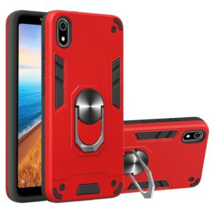 For Xiaomi Redmi 7A 2 in 1 Armour Series PC + TPU Protective Case with Ring Holder(Red) (OEM)