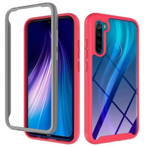 For Xiaomi Redmi Note 8 Starry Sky Solid Color Series Shockproof PC + TPU Protective Case(Red) (OEM)