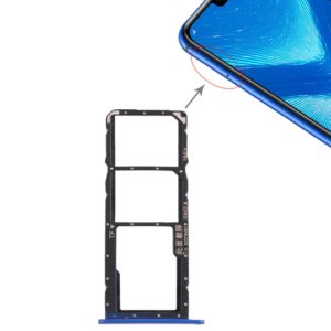 SIM Card Tray + Micro SD Card Tray for Huawei Honor 8X (Blue) (OEM)