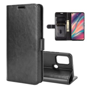For wiko view 5 R64 Texture Single Horizontal Flip Protective Case with Holder & Card Slots & Wallet& Photo Frame(Black) (OEM)