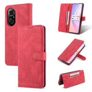 For Honor 50 SE AZNS Dream II Skin Feel PU+TPU Horizontal Flip Leather Case with Holder & Card Slots & Wallet(Red) (AZNS) (OEM)