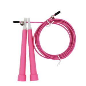 Steel Wire Skipping Skip Adjustable Fitness Jump Rope，Length: 3m(Pink) (OEM)