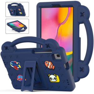 For Samsung Galaxy Tab A 8.0 2019 T290 / T295 Handle Kickstand Children EVA Shockproof Tablet Case(Navy Blue) (OEM)