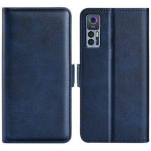 For TCL 30 5G/ 30+ Dual-side Magnetic Buckle Leather Phone Case(Dark Blue) (OEM)