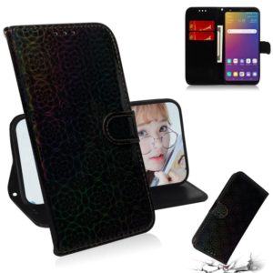 For LG Stylo 5 Solid Color Colorful Magnetic Buckle Horizontal Flip PU Leather Case with Holder & Card Slots & Wallet & Lanyard(Black) (OEM)