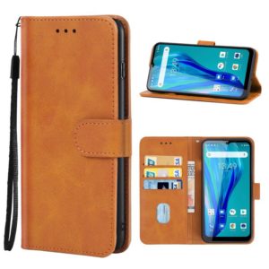 Leather Phone Case For OUKITEL C23 Pro(Brown) (OEM)