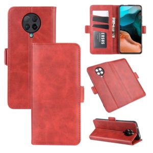 For Xiaomi Redmi K30 Pro Dual-side Magnetic Buckle Horizontal Flip Leather Case with Holder & Card Slots & Wallet(Red) (OEM)
