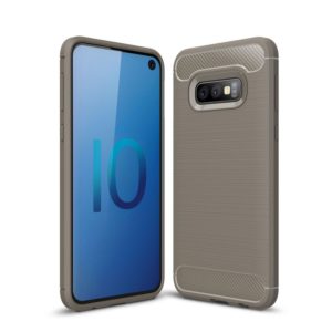 Brushed Texture Carbon Fiber TPU Case for Galaxy S10e (OEM)