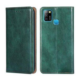 For Infinix Hot 10 Lite / Smart 5 X657 Gloss Oil Solid Color Magnetic Leather Phone Case(Green) (OEM)