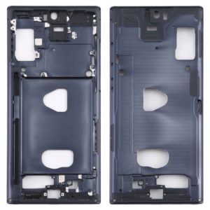 For Galaxy Note 10 + Middle Frame Bezel Plate (Black) (OEM)