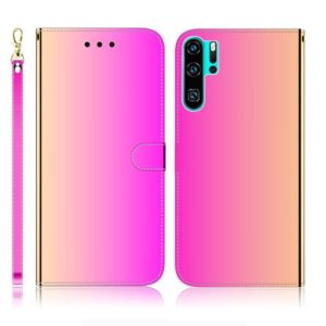 For Huawei P30 Pro Imitated Mirror Surface Horizontal Flip Leather Case with Holder & Card Slots & Wallet & Lanyard(Gradient Color) (OEM)
