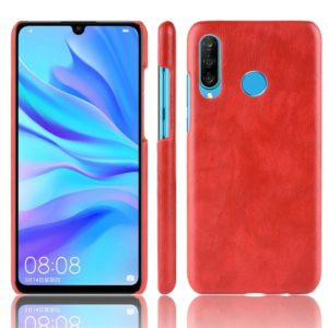Shockproof Litchi Texture PC + PU Protective Case for Huawei P30 Lite (Red) (OEM)