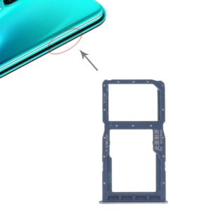 SIM Card Tray + SIM Card Tray / Micro SD Card for Huawei P30 Lite(Blue) (OEM)