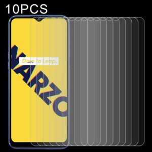 For OPPO Realme Narzo 10A 10 PCS 0.26mm 9H 2.5D Tempered Glass Film (OEM)