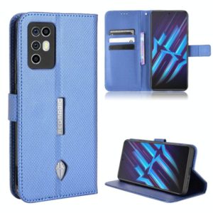 For ZTE Nubia Red Magic 6R Diamond Texture Leather Phone Case(Blue) (OEM)