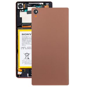 Original Glass Housing Back Cover for Sony Xperia Z3 / D6653(Gold) (OEM)