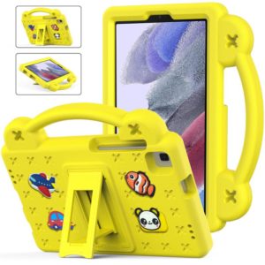 For Samsung Galaxy Tab A7 Lite 8.7 2021 T220/T225 Handle Kickstand Children EVA Shockproof Tablet Case(Yellow) (OEM)