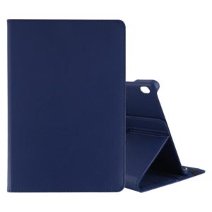 For Lenovo M10 Litchi Texture Horizontal Flip 360 Degrees Rotation Leather Case with Holder(Blue) (OEM)