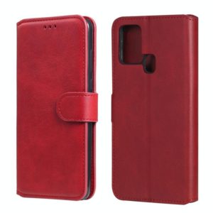 For Samsung Galaxy M31 Classic Calf Texture PU + TPU Horizontal Flip Leather Case, with Holder & Card Slots & Wallet(Red) (OEM)