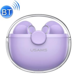 USAMS BU12 TWS Half In-Ear Bluetooth 5.1 Wireless Earphones(Purple) (USAMS) (OEM)