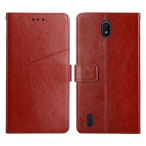 For Nokia C01 Plus Y Stitching Horizontal Flip Leather Phone Case(Brown) (OEM)