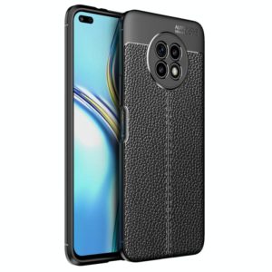 Litchi Texture TPU Shockproof Case For Honor X20(Black) (OEM)