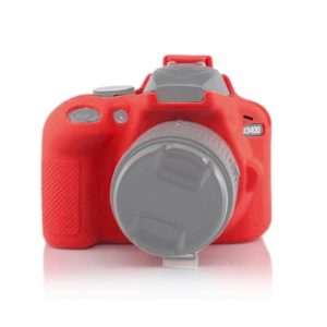 Soft Silicone Protective Case for Nikon D3400 / D3300 (Red) (OEM)