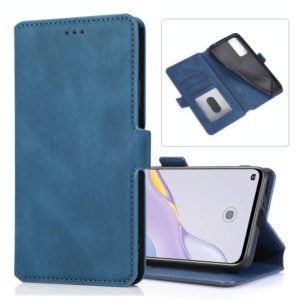 For Huawei nova 7 5G Retro Magnetic Closing Clasp Horizontal Flip Leather Case with Holder & Card Slots & Photo Frame & Wallet(Navy Blue) (OEM)