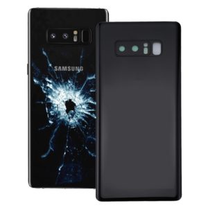 For Galaxy Note 8 Back Cover with Camera Lens Cover (Black) (OEM)