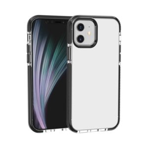 For iPhone 12 / 12 Pro Shockproof High Transparency TPU Protective Case(Black) (OEM)
