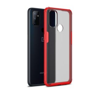 For OnePlus Nord N100 Four-corner Shockproof TPU + PC Protective Case(Red) (OEM)