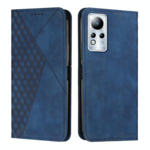 For Infinix Note 11 Diamond Splicing Skin Feel Magnetic Leather Phone Case(Blue) (OEM)