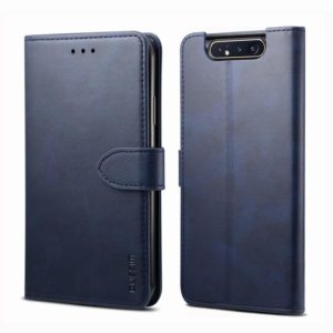 For Galaxy A80 / A90 GUSSIM Business Style Horizontal Flip Leather Case with Holder & Card Slots & Wallet(Blue) (GUSSIM) (OEM)