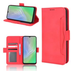 For Blackview A55 Skin Feel Calf Pattern Leather Phone Case(Red) (OEM)