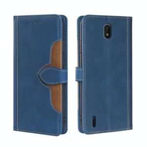 For Nokia C01 Plus / C1 2nd Editon Skin Feel Straw Hat Magnetic Buckle Leather Phone Case(Blue) (OEM)