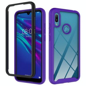 For Huawei Y6 (2019) / Honor 8A Starry Sky Solid Color Series Shockproof PC + TPU Protective Case(Purple) (OEM)