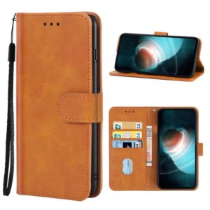 Leather Phone Case For Blackview BL6000 Pro 5G(Brown) (OEM)
