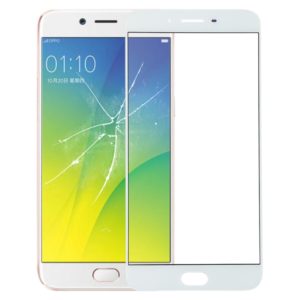 For OPPO R9s Plus Front Screen Outer Glass Lens (White) (OEM)